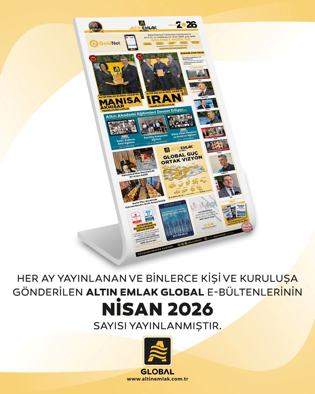 Altın Emlak Global 2026 Nisan Ayı E-Bülten