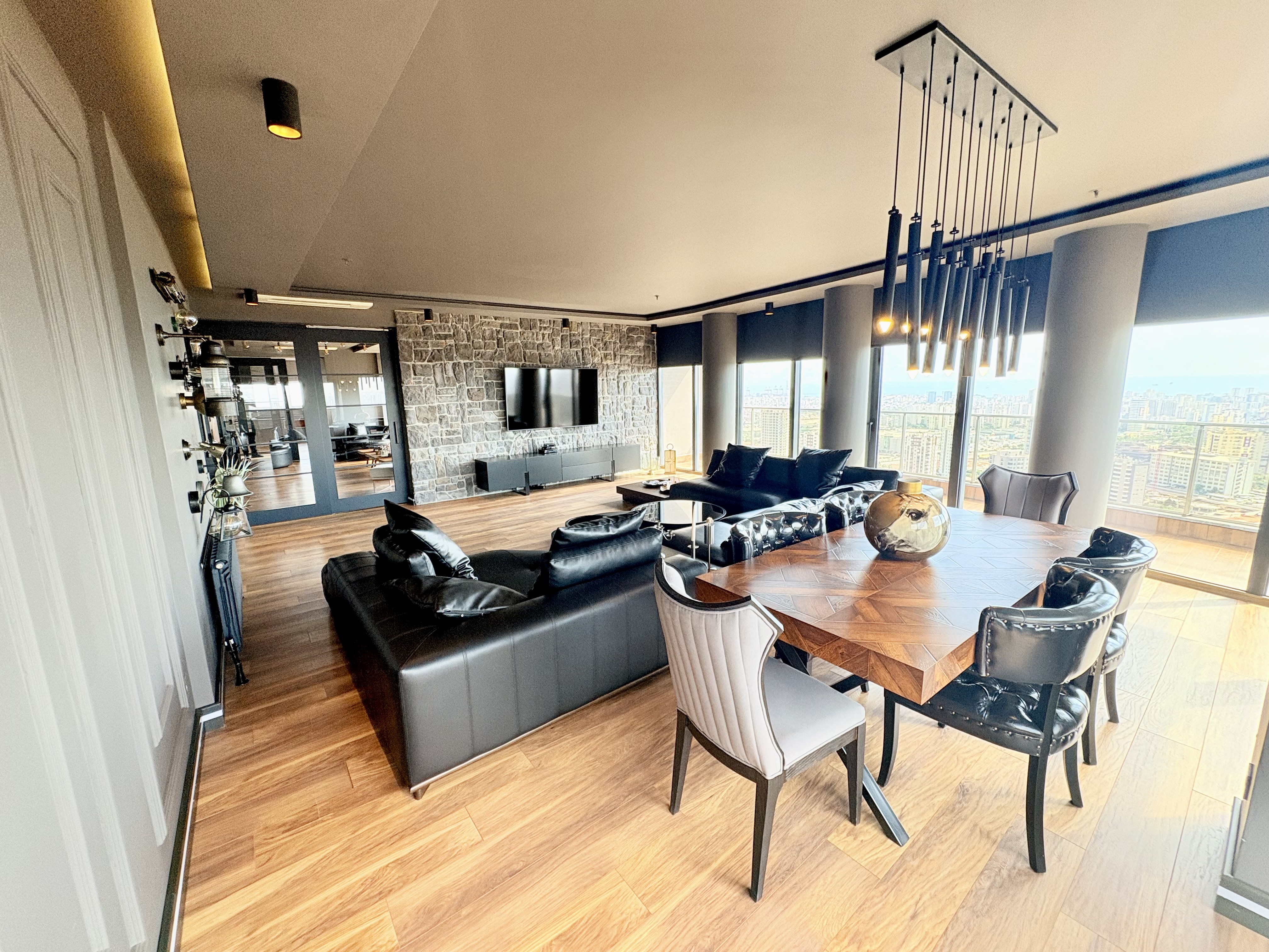 ALTIN EMLAK'TN ZİRVEDE 360° LÜKS ! 25.KATTA 540 m2 TEK DAİRE