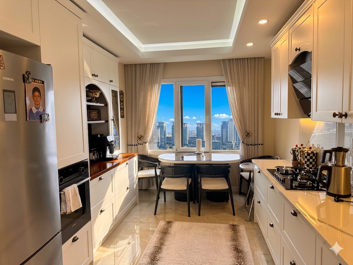 BAŞAKŞEHİR'DE HARİKA KONUM, GENİŞ,FERAH,NEZİH YAŞAM SATILIK 3+1